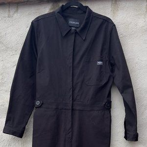 WILDFANG Workwear Long Sleeved The Essential Coverall Jumpsuit Black Women’s XL